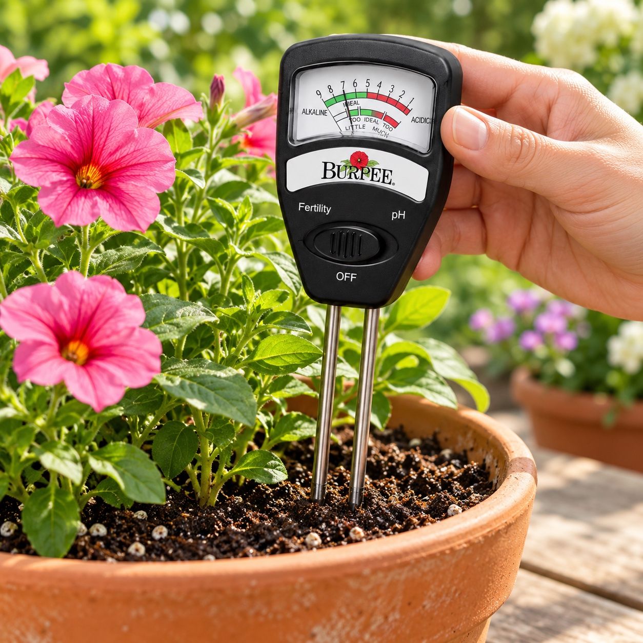 Burpee 2-in-1 Electronic Soil pH & Fertility Tester, photo 2