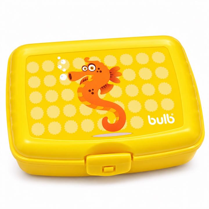 Bulli Kids Yellow Seahorse Lunch Box