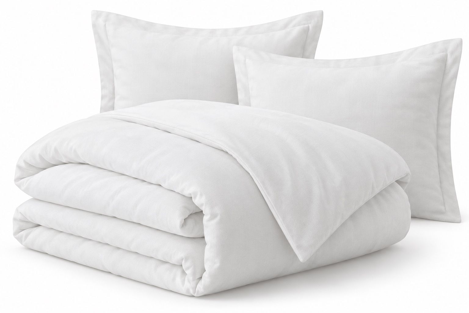 Full/Queen White 3-Piece Comforter Set