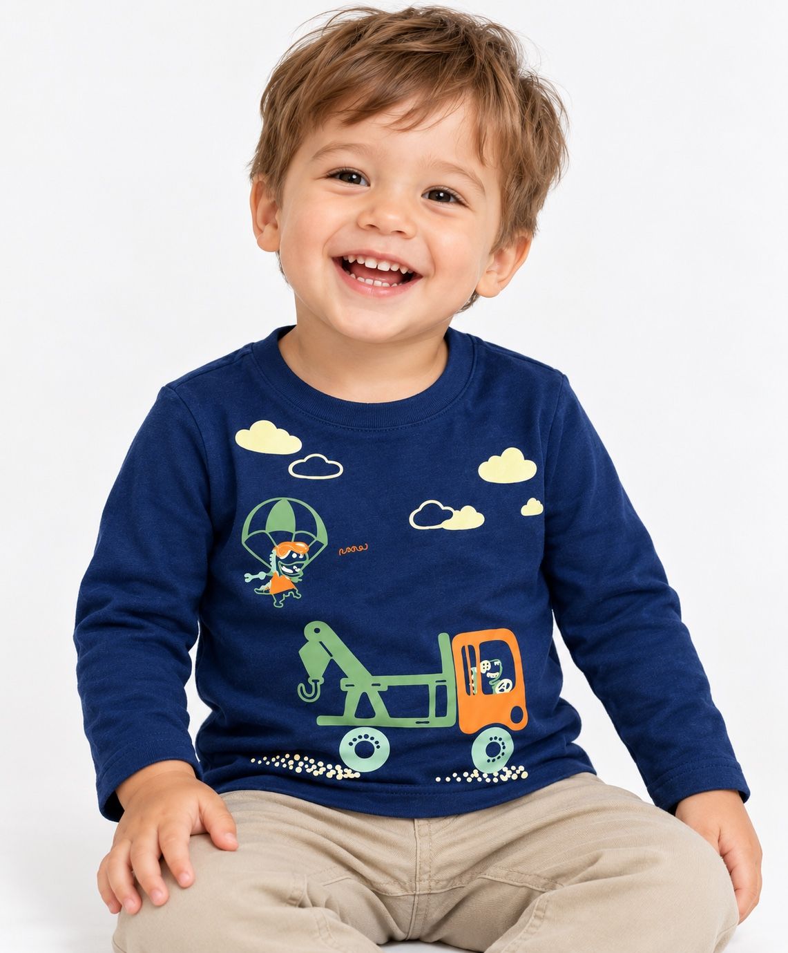First Impressions Toddler Boys’ Graphic Long-Sleeve Shirt, photo 2