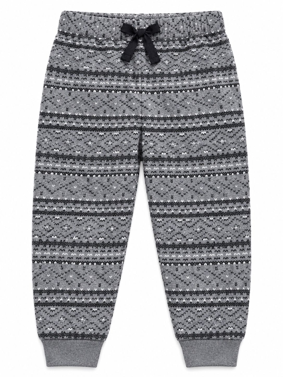 Toddler Gray Geometric Print Jogger Pants