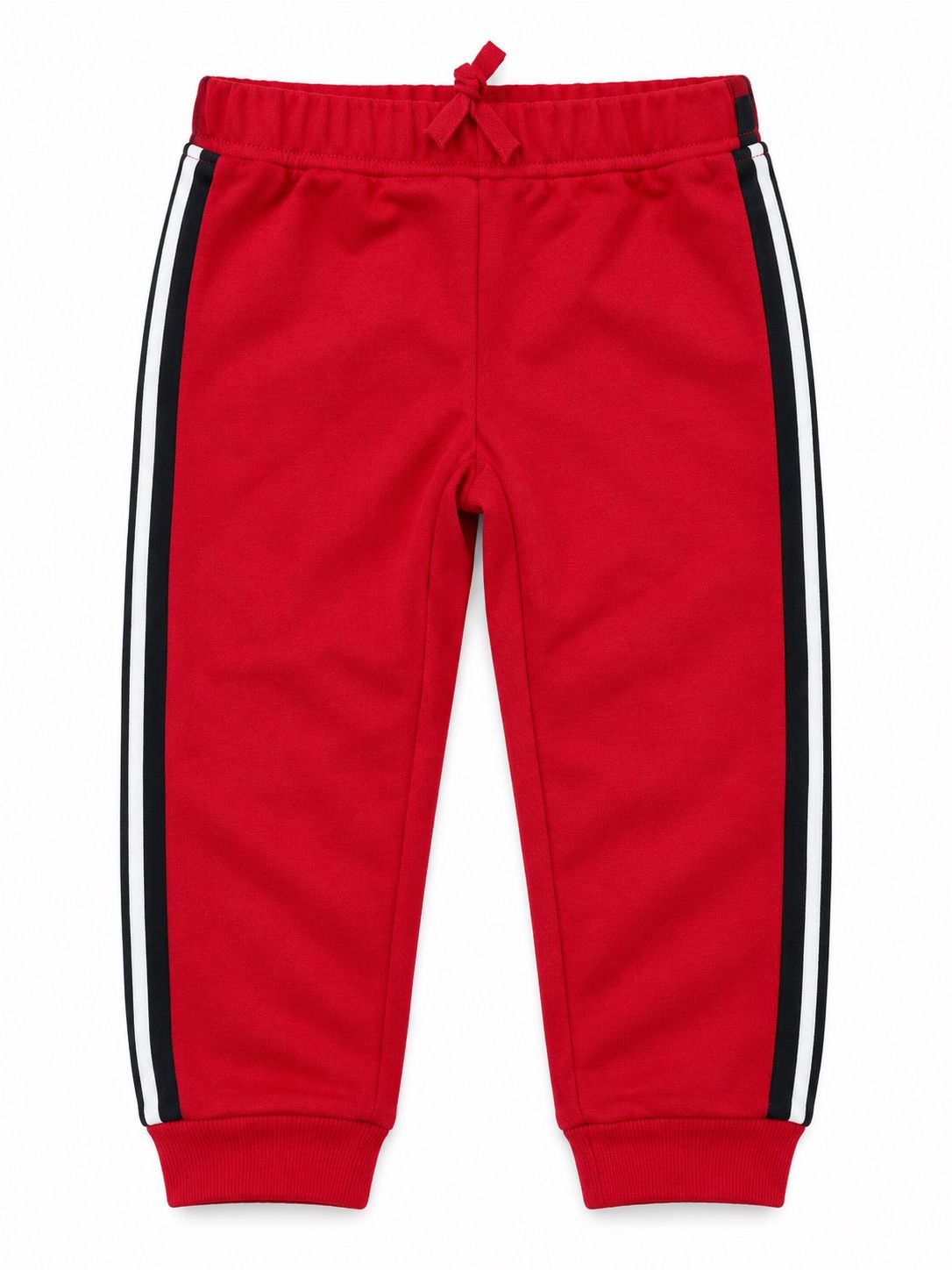 First Impressions Red Toddler Jogger Pants with Side Stripes