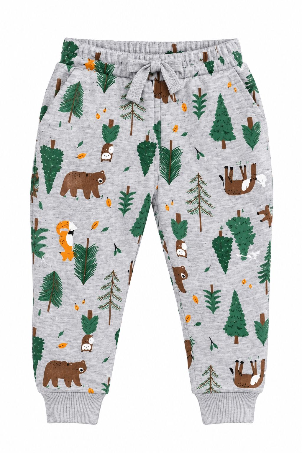 First Impressions Woodland Print Baby Jogger Pants