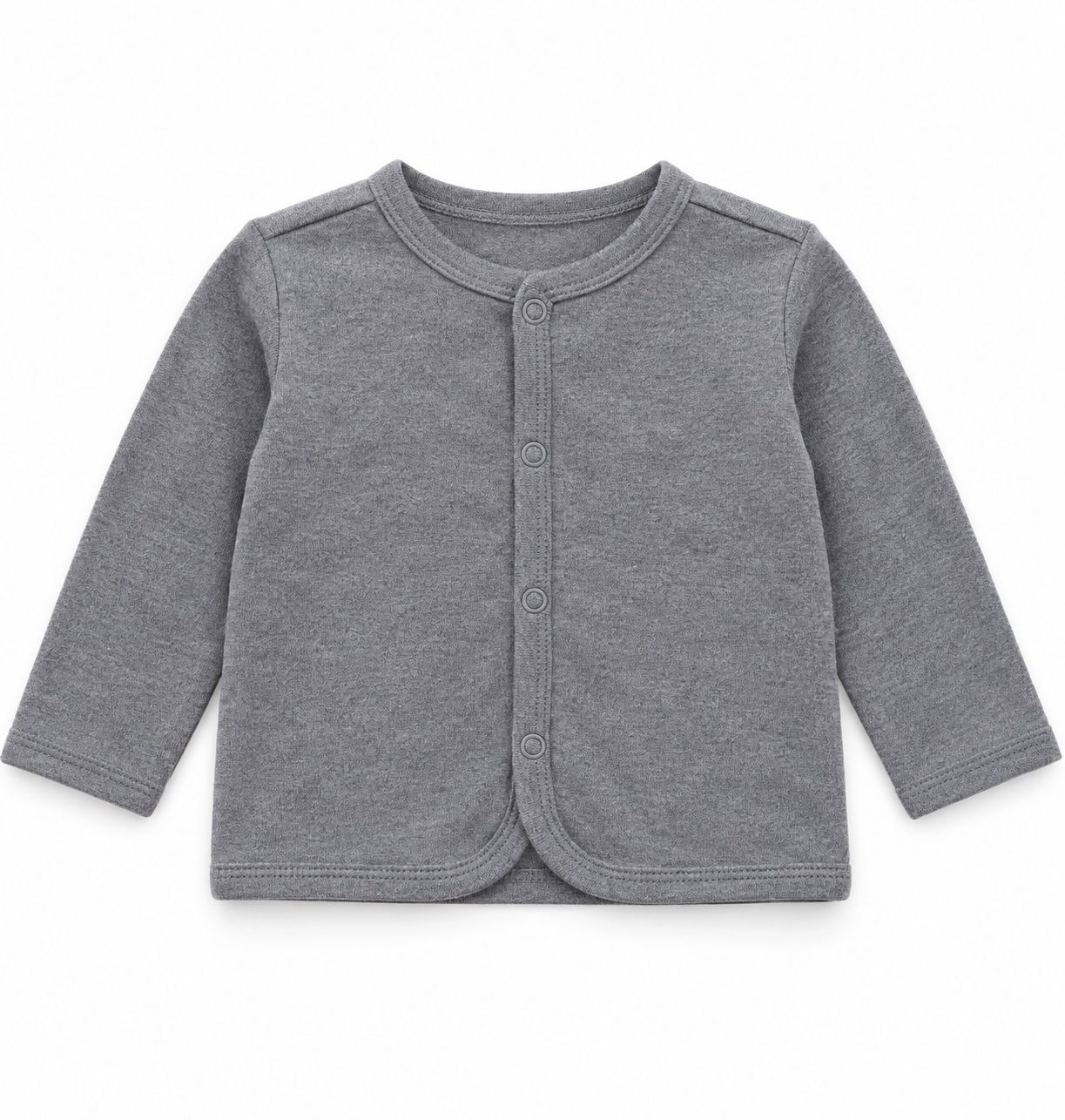 First Impressions Gray Baby Cardigan
