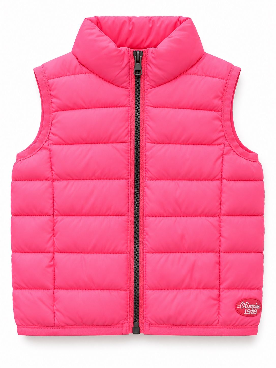 Olimpias Bright Pink Quilted Girls’ Vest