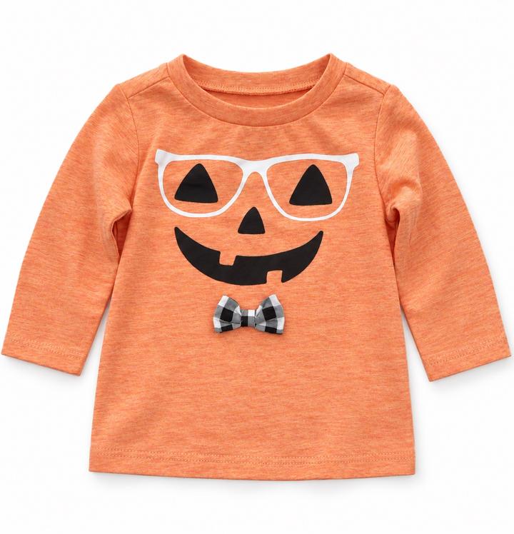 First Impressions Halloween Pumpkin Baby Shirt