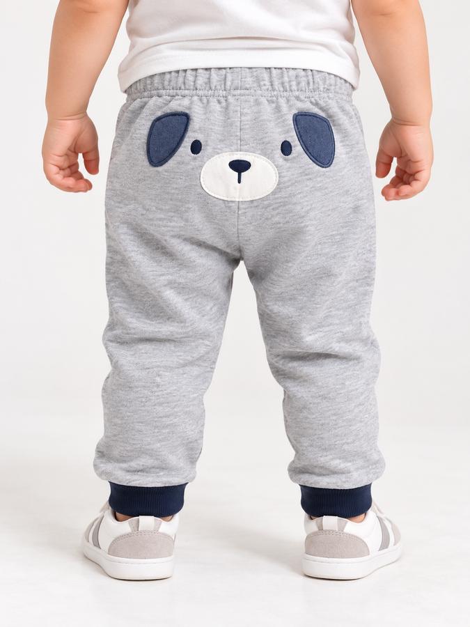 First Impressions Gray Bear-Back Baby Jogger Pants, photo 2