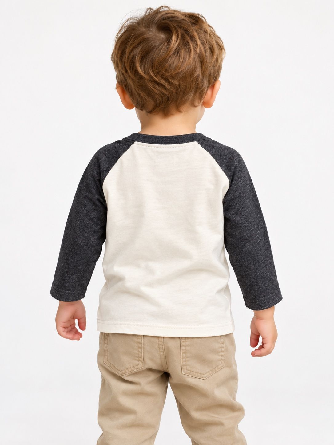 First Impressions “Creepin’ It Real” Raglan Baby Shirt, photo 3