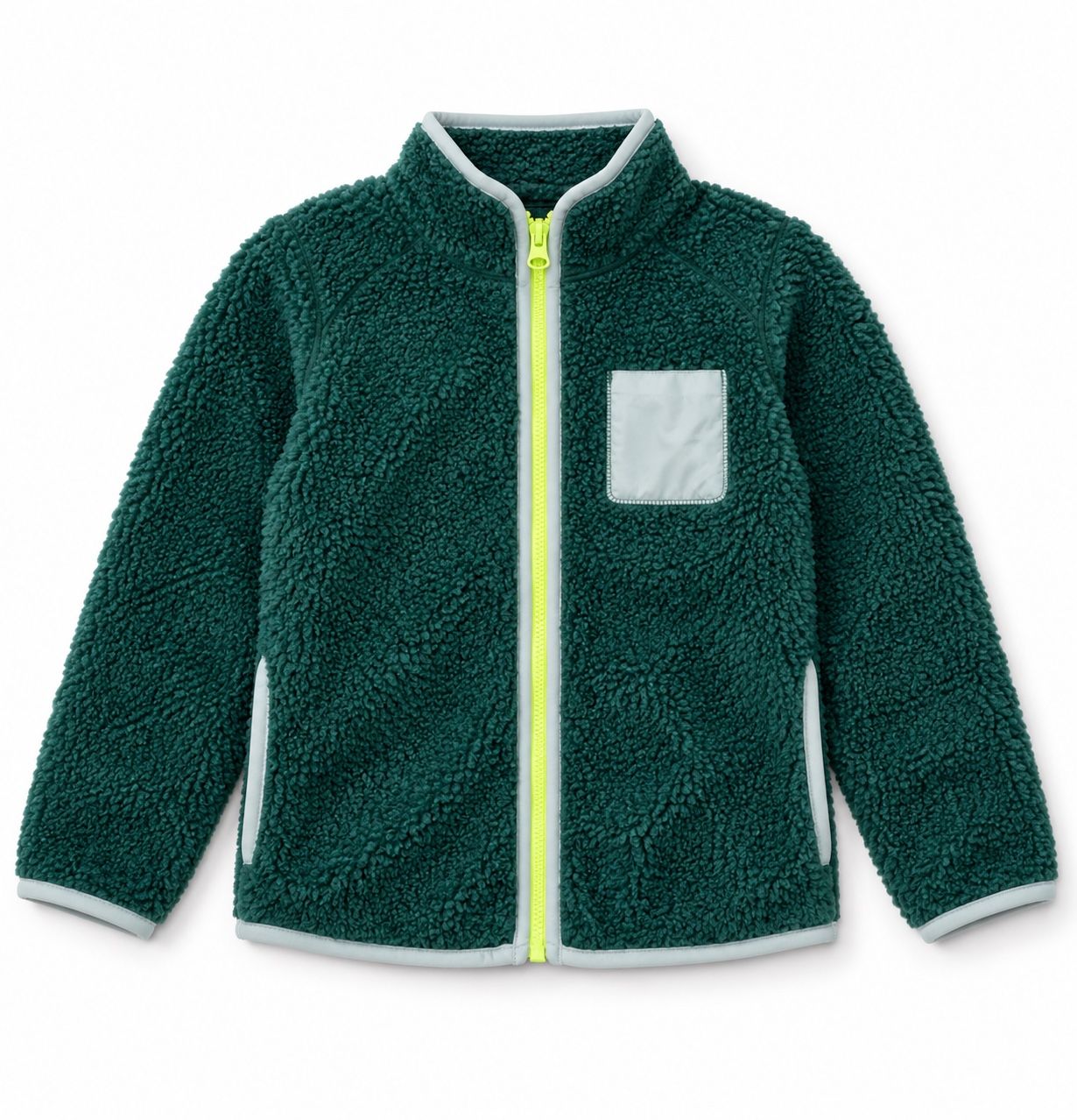 Cat & Jack Teal Sherpa Fleece Jacket