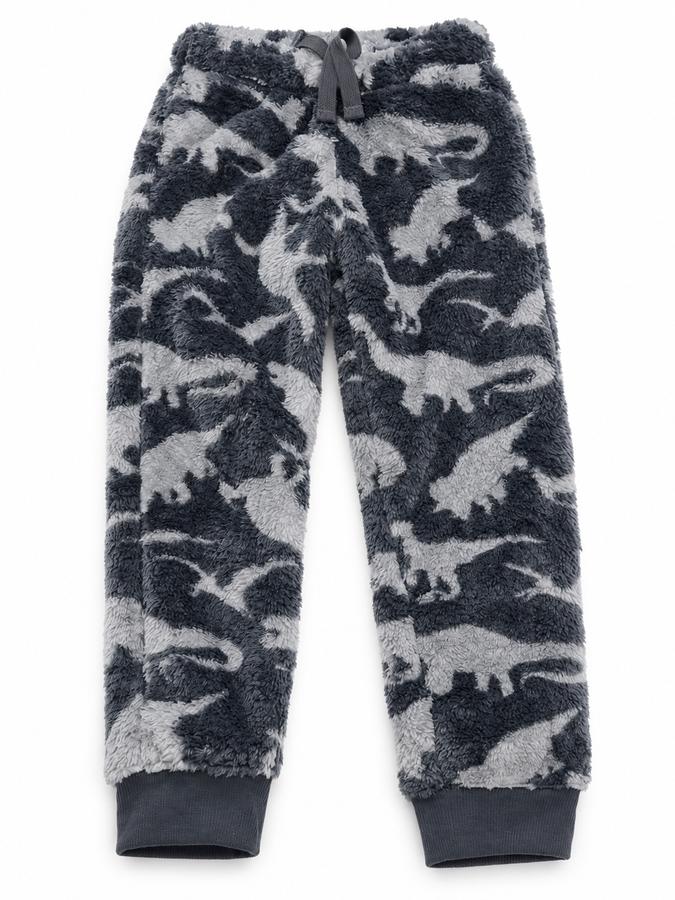 Cat & Jack Gray Cat-Print Fleece Jogger Pants