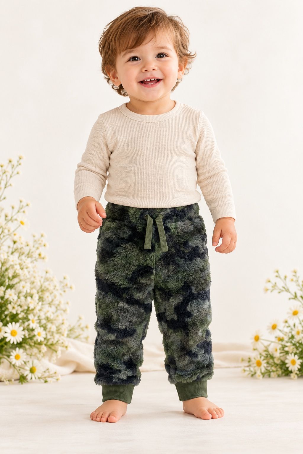 Cat & Jack Toddler Camouflage Fleece Jogger Pants, photo 2