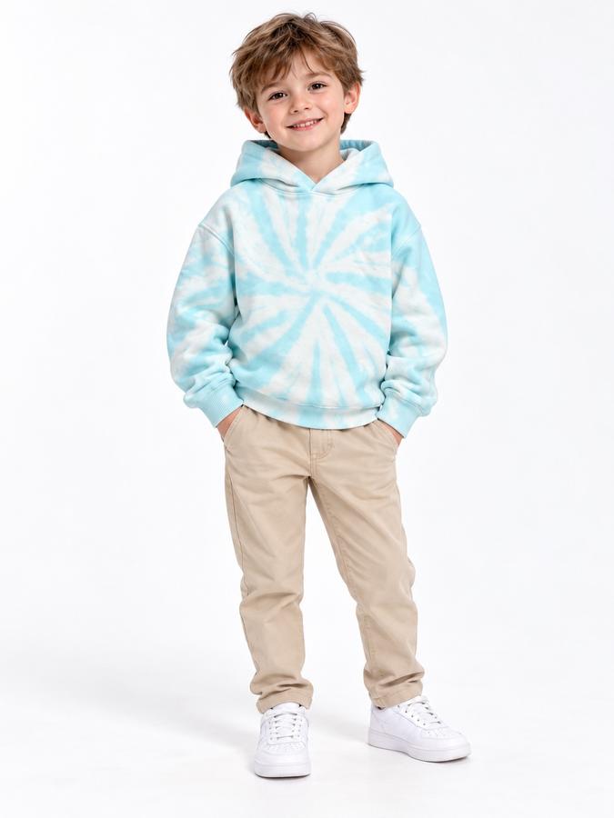 Art Class Kids’ Aqua Tie-Dye Pullover Hoodie