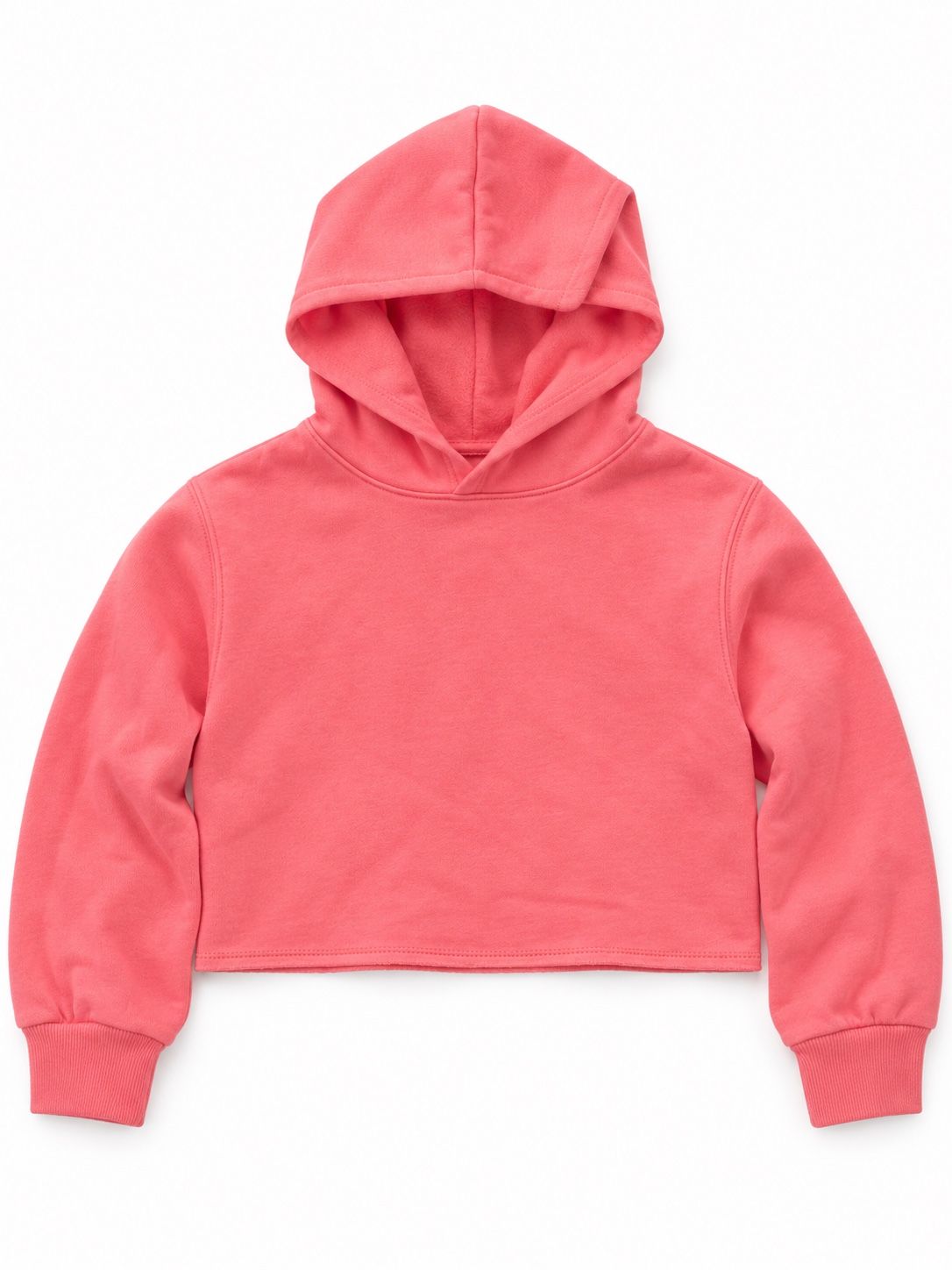 Art class Girls’ Coral Pink Cropped Hoodie