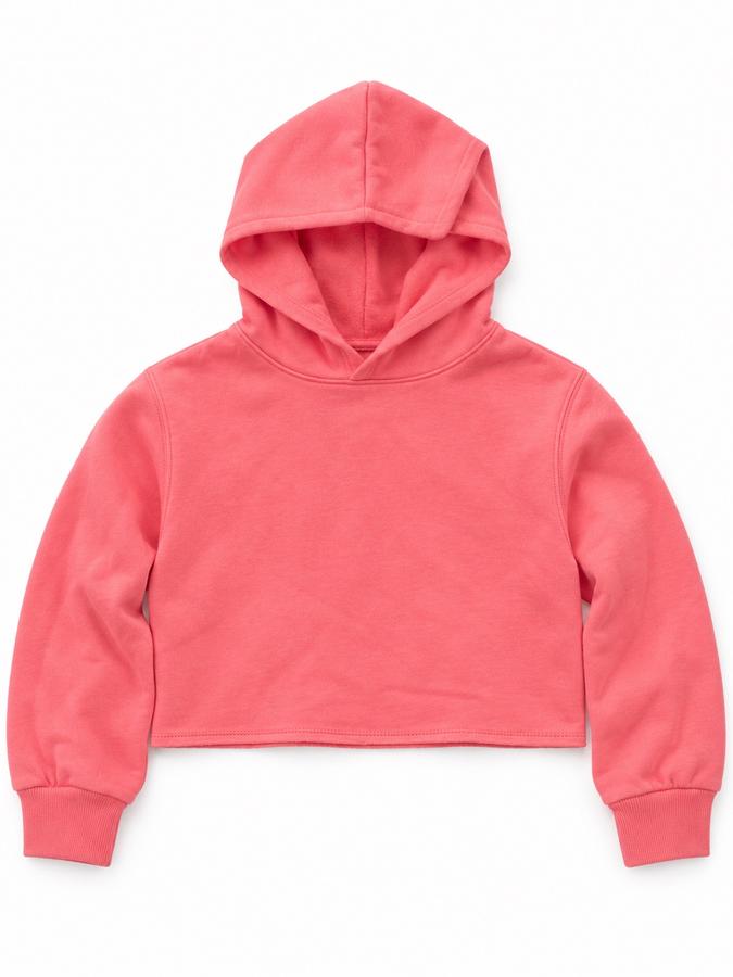 Art class Girls’ Coral Pink Cropped Hoodie