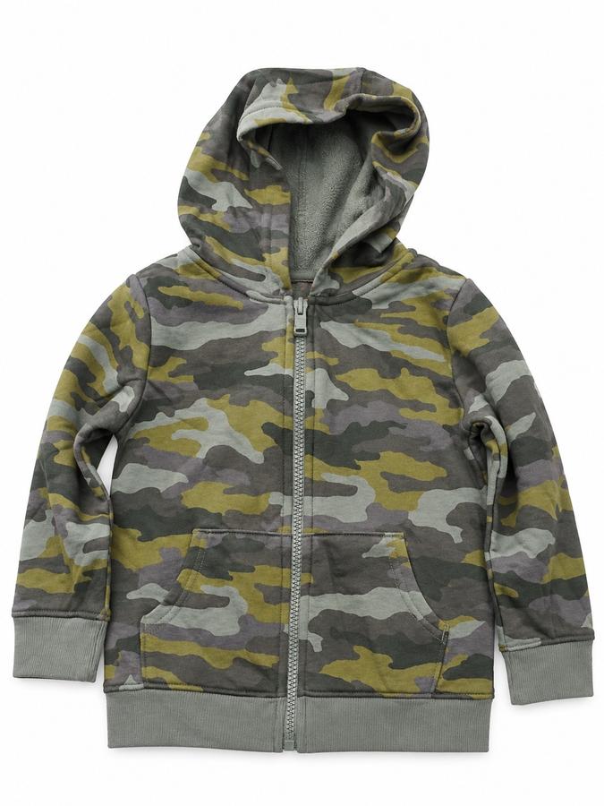 Cat & Jack Toddler Boys’ Camouflage Zip-Up Hoodie