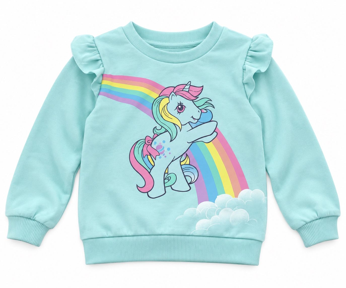 My Little Pony Mint Ruffle Sweatshirt for Girls