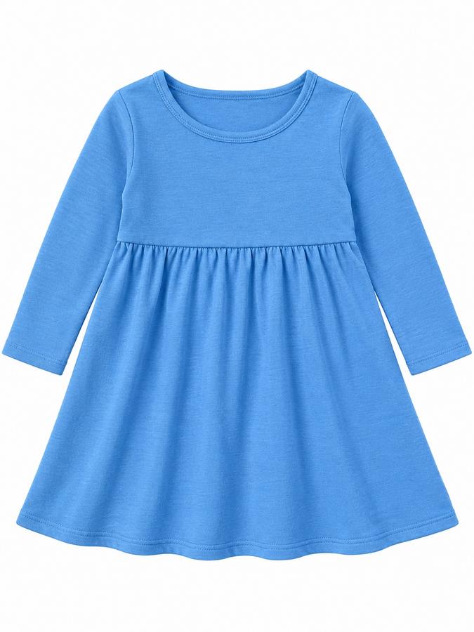 Cat & Jack Girls’ Blue Long-Sleeve Dress