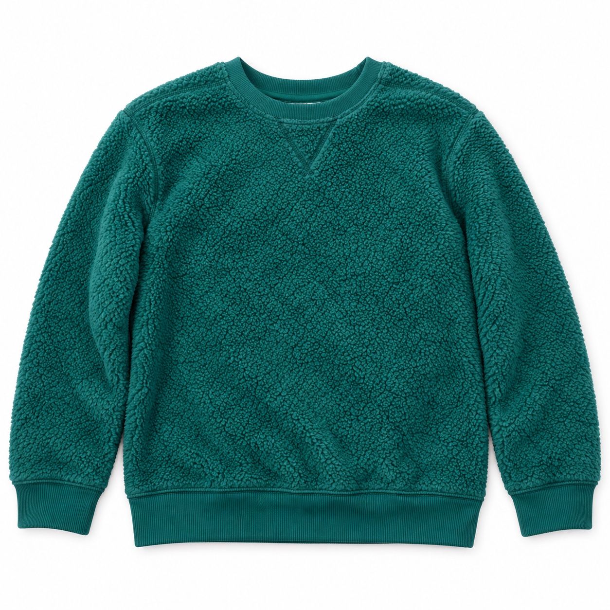 Cat & Jack Boys’ Teal Sherpa Fleece Sweatshirt