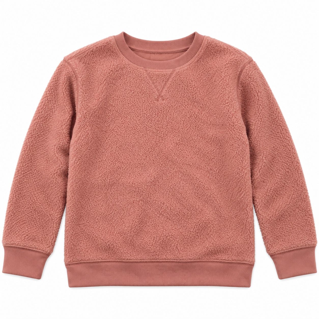 Cat & Jack Dusty Rose Plush Fleece Sweatshirt