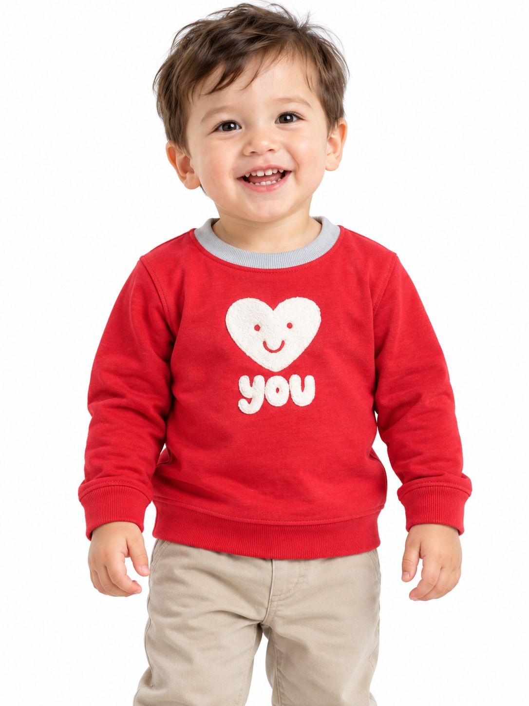 Cat & Jack Baby Red Heart “You” Sweatshirt, photo 2