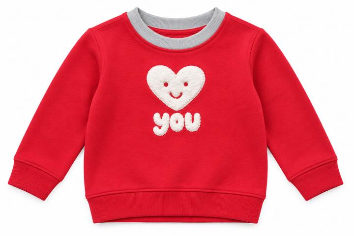 Cat & Jack Baby Red Heart “You” Sweatshirt