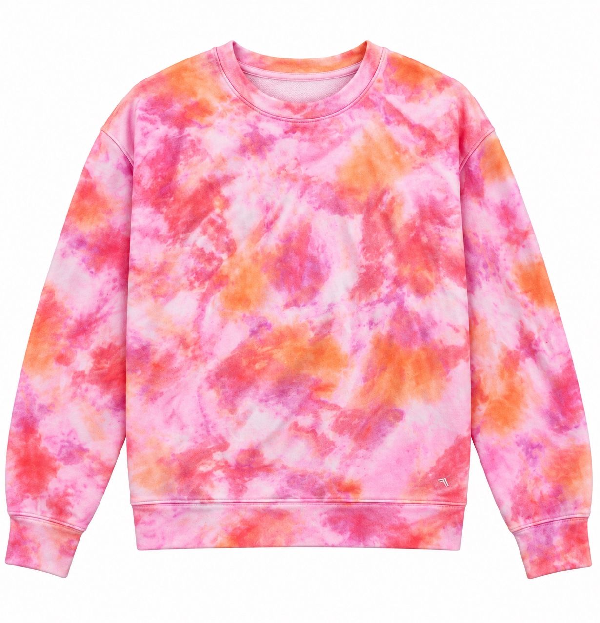 Xersion Women’s Pink & Orange Tie-Dye Sweatshirt