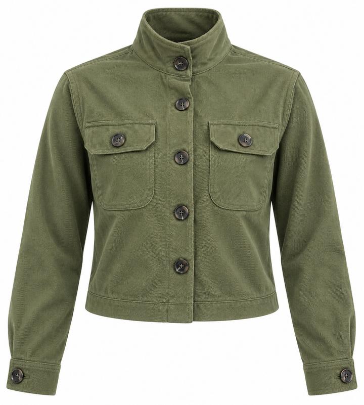 Knit Works Olive Green Utility Jacket