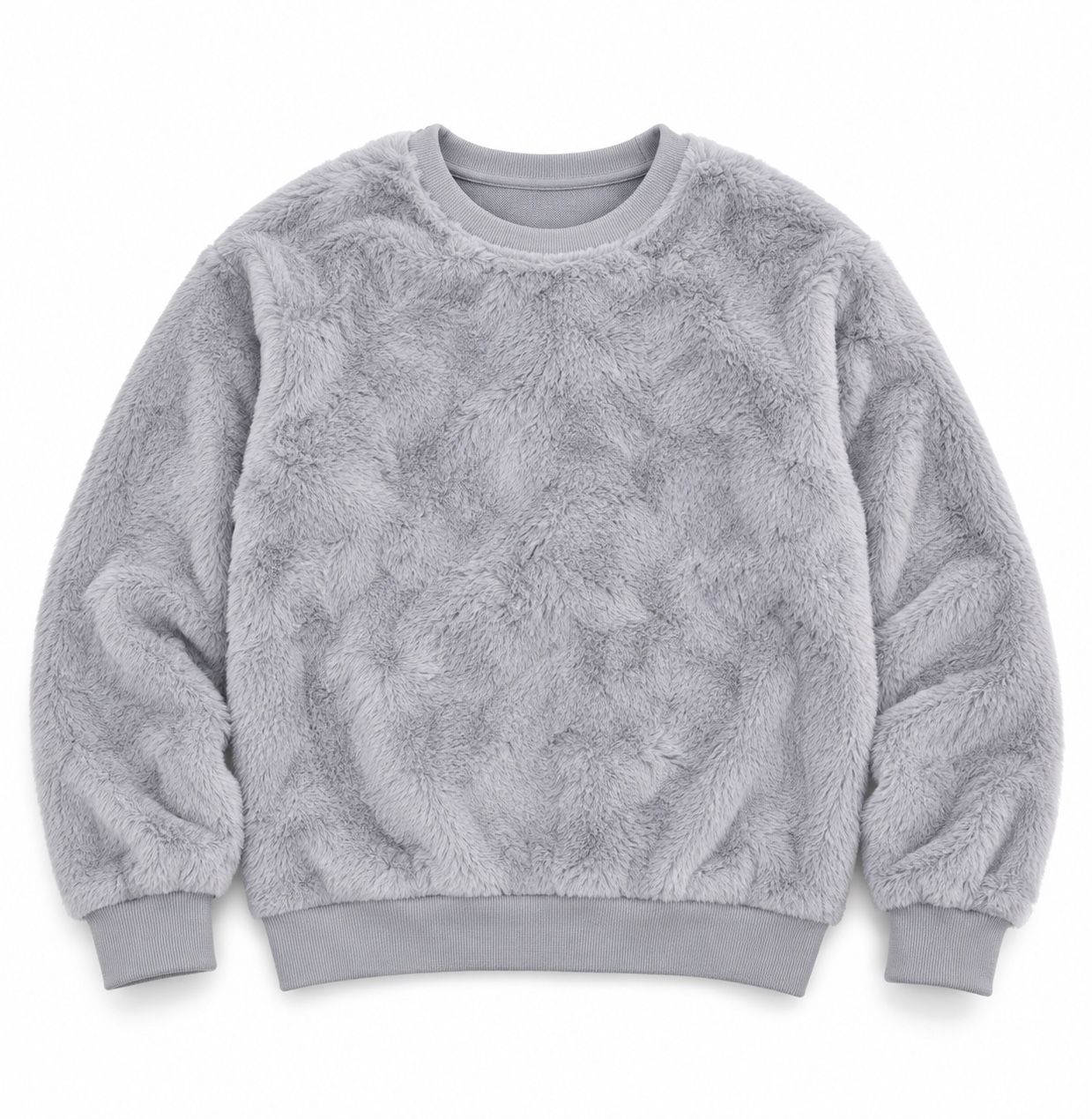 Knit Works Grey Plush Sweatshirt