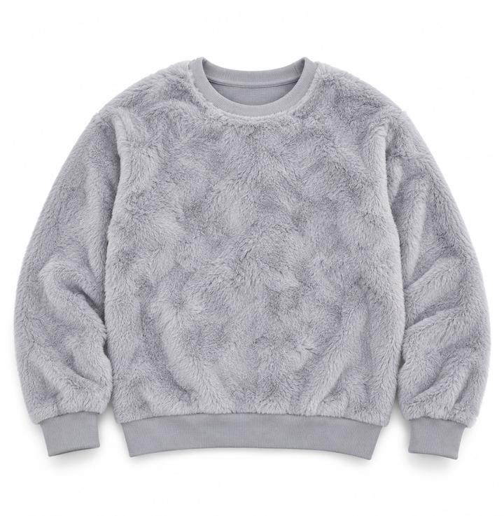 Knit Works Grey Plush Sweatshirt