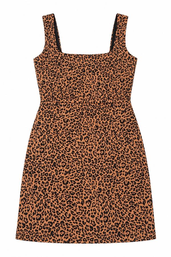 H&M Leopard Print Sleeveless Dress