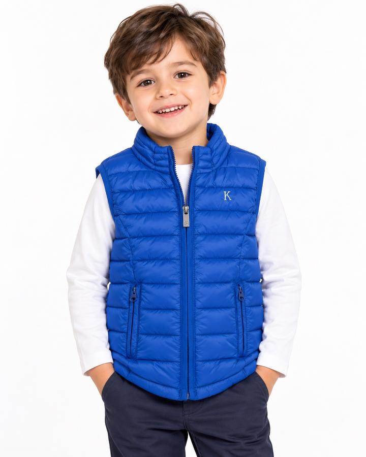Kanz Boys’ Royal Blue Puffer Vest, photo 2