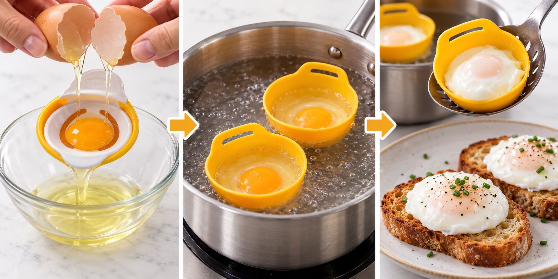 Chef’n Poachster Egg Poaching Pods & Separator, photo 3