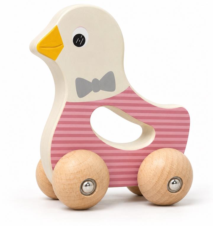 Wooden Bird Push-Along Toy lupilu
