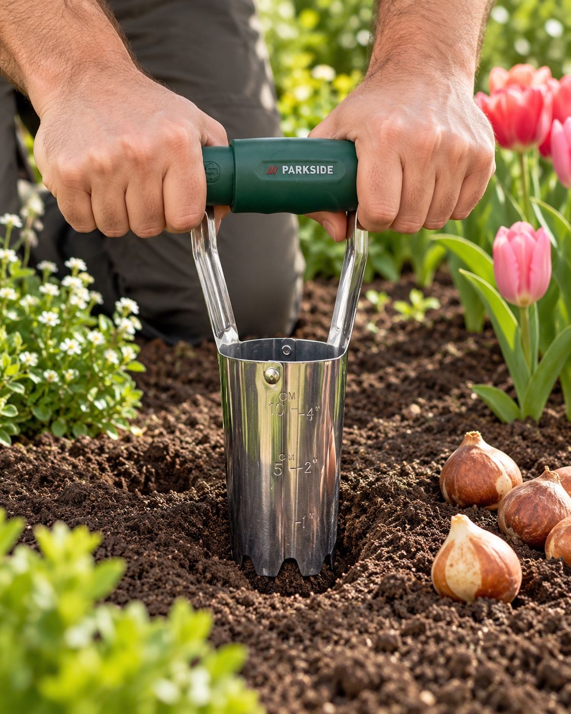 Parkside Stainless Steel Bulb Planter, photo 2