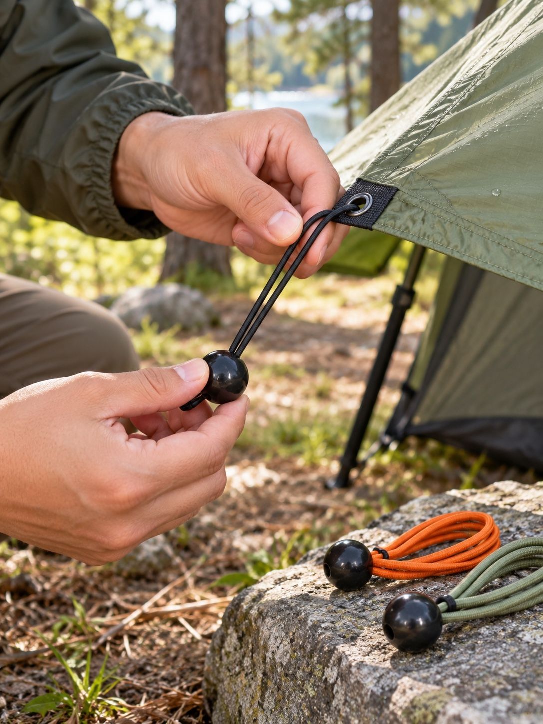 Aqua Eturride Elastic Tent Tie-Down Cords, photo 2