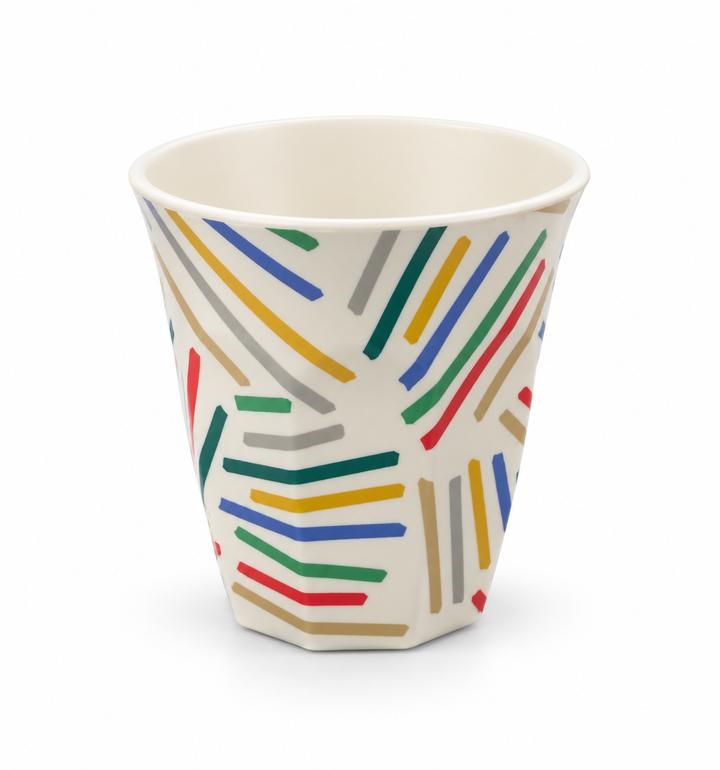 Colorful Geometric Melamine Cup – 160ml