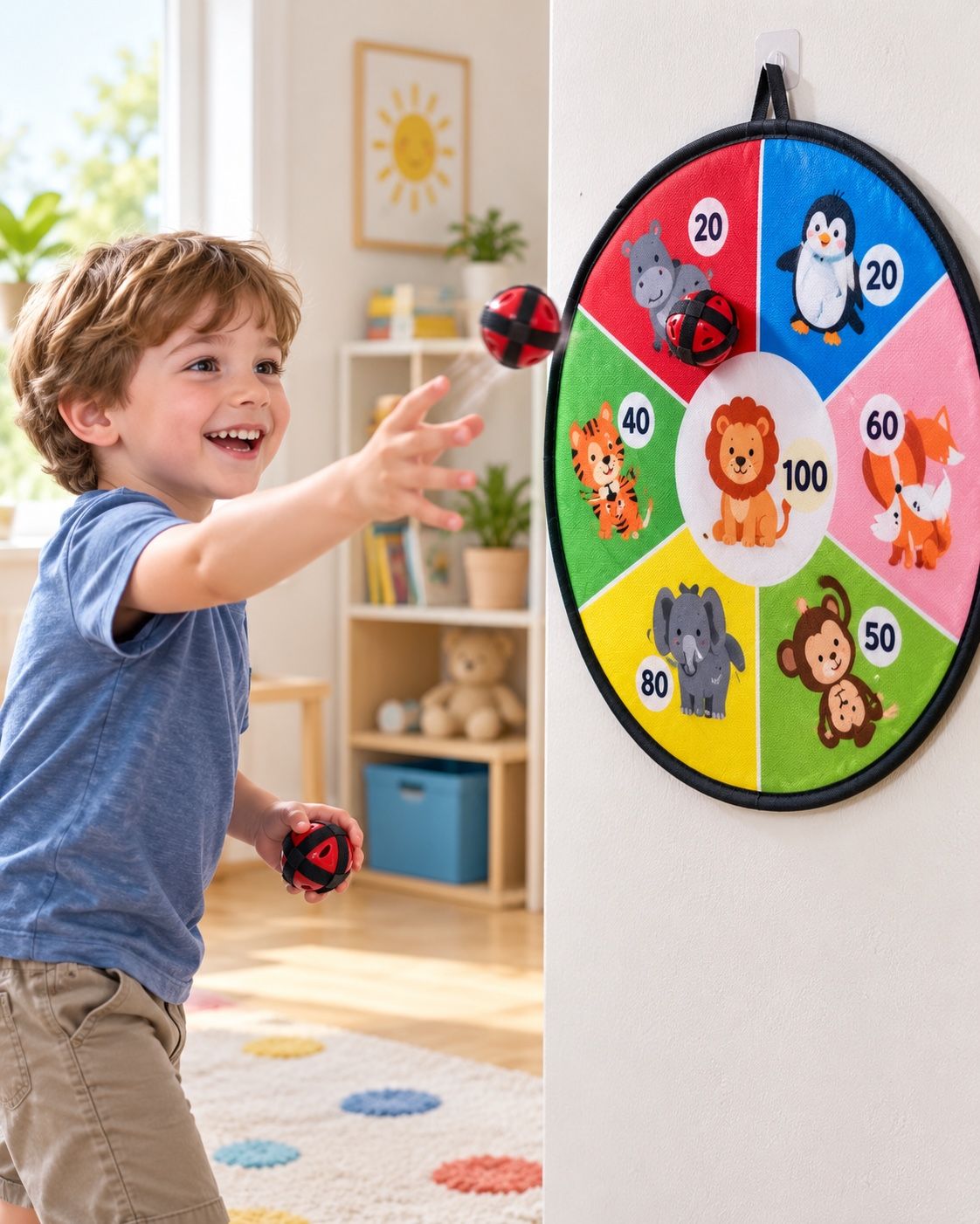Playtive Sticky Ball Target Game With 3 balls, photo 2