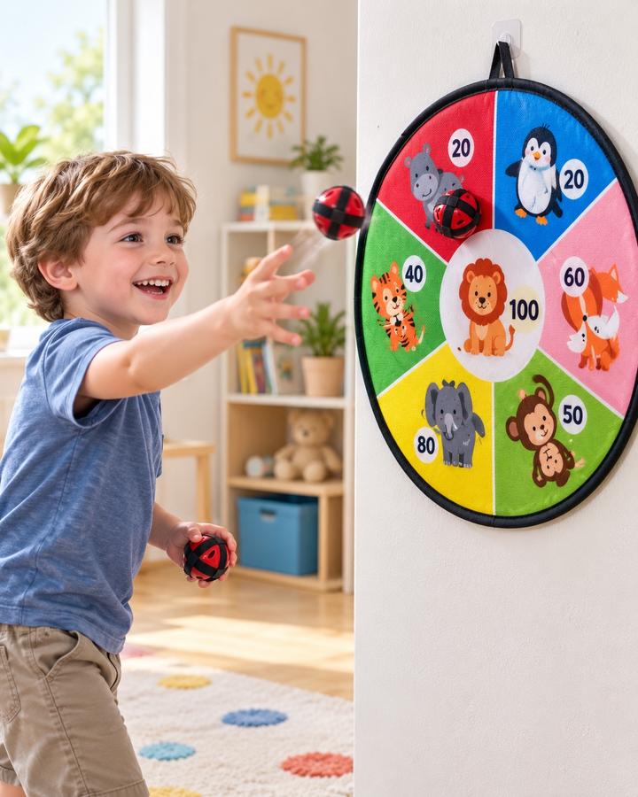 Playtive Sticky Ball Target Game With 3 balls, photo 2