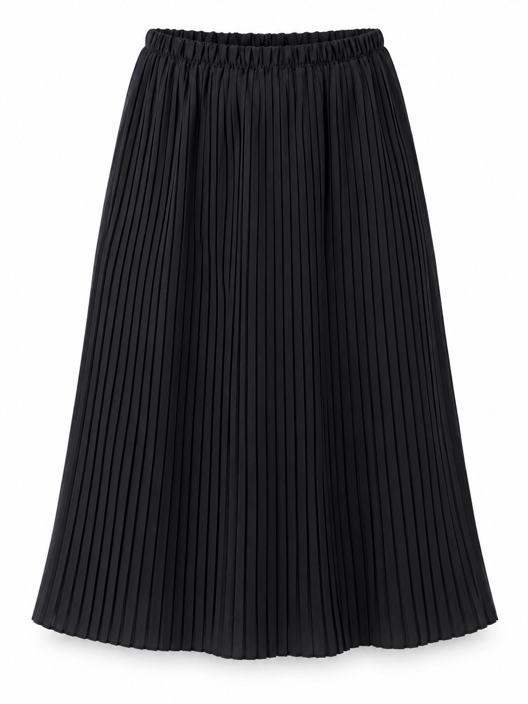 H&M Girls’ Black Pleated Midi Skirt