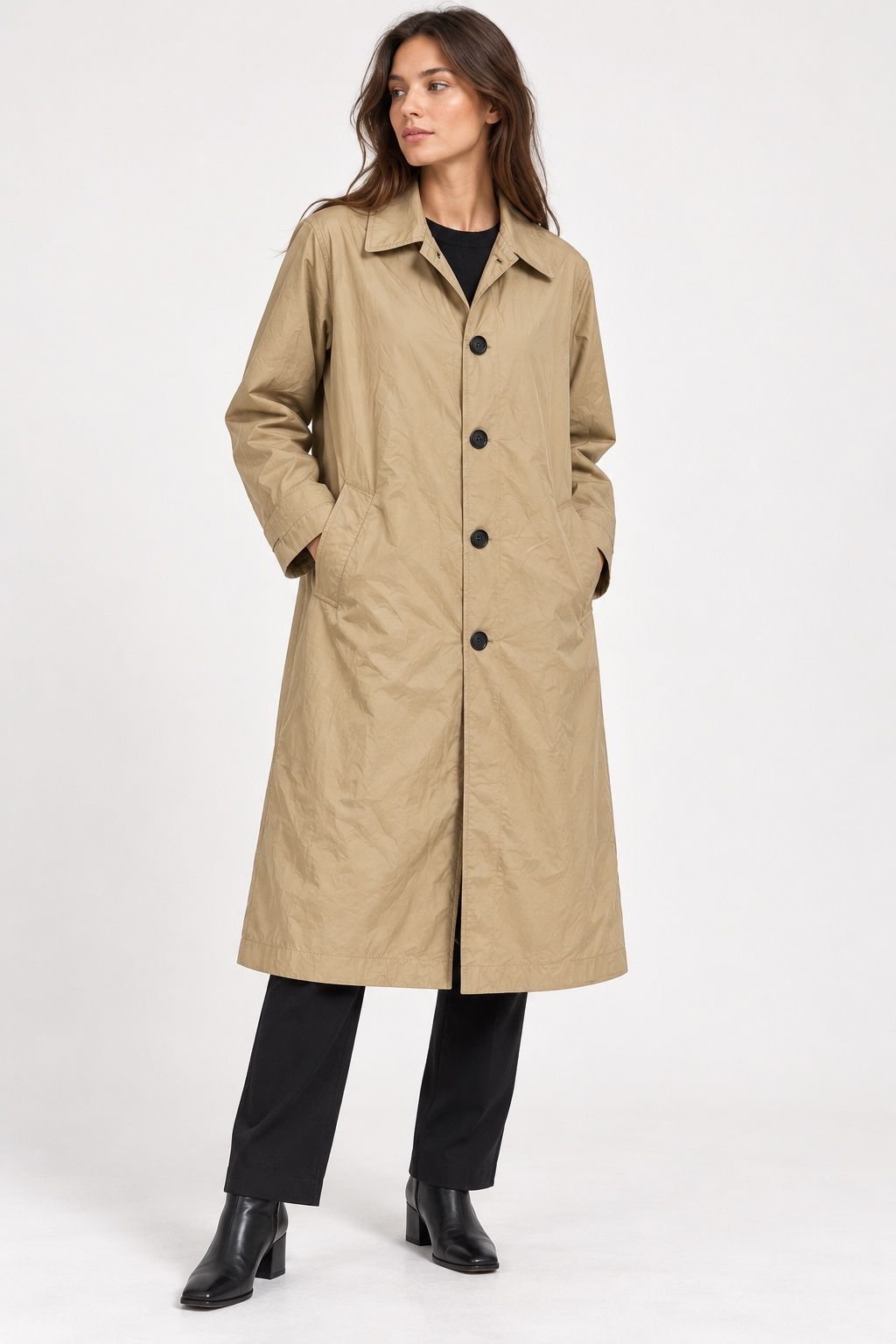 Zara Woman Beige “AWESOME” Long Coat, photo 2