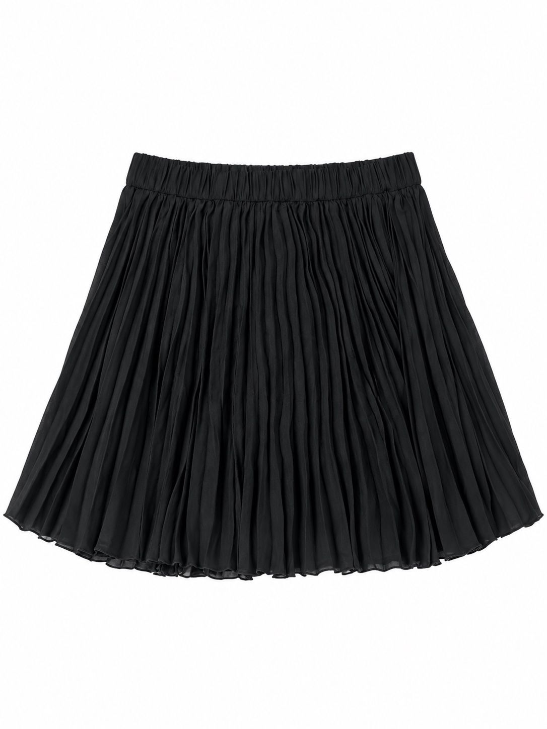 Tchibo Black Pleated Mini Skirt