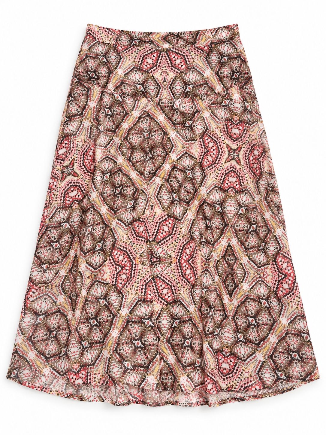 Armand Thiery Geometric Print Midi Skirt