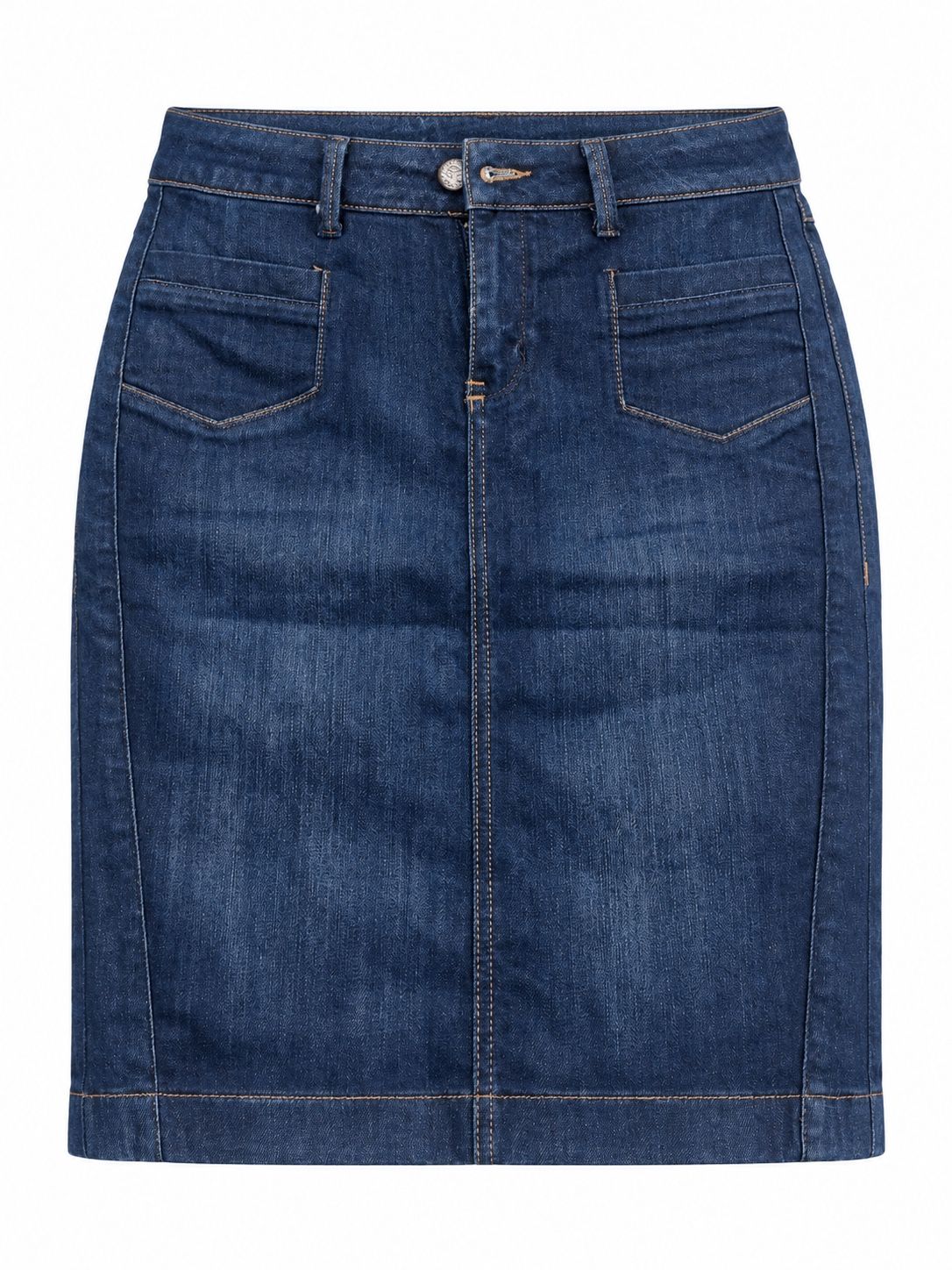 Esprit Dark Blue Denim Pencil Skirt