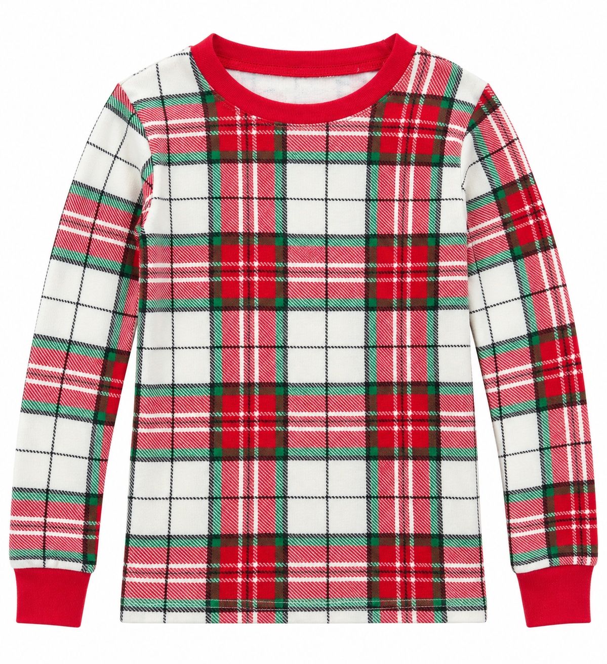 Carter’s Boys’ Festive Plaid Long-Sleeve Thermal Top