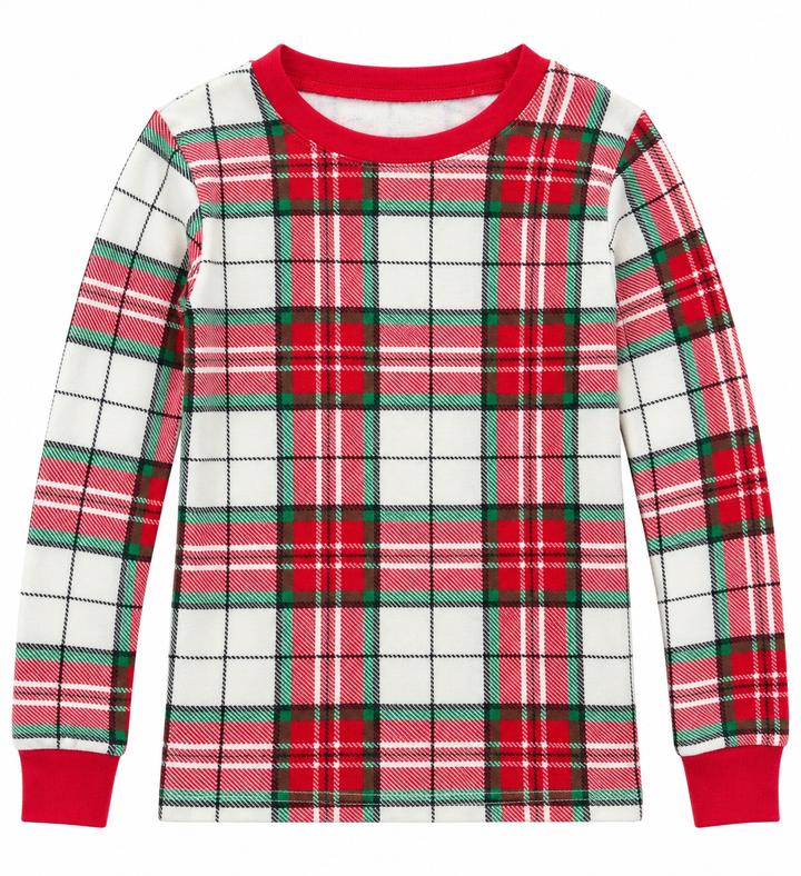 Carter’s Boys’ Festive Plaid Long-Sleeve Thermal Top