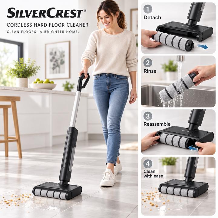 منظّف أرضيات صلبة لاسلكي من SilverCrest, photo 6
