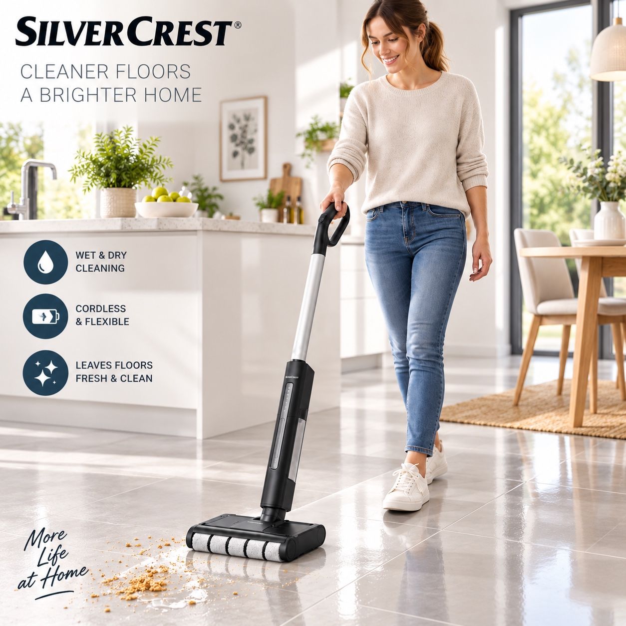 منظّف أرضيات صلبة لاسلكي من SilverCrest, photo 7