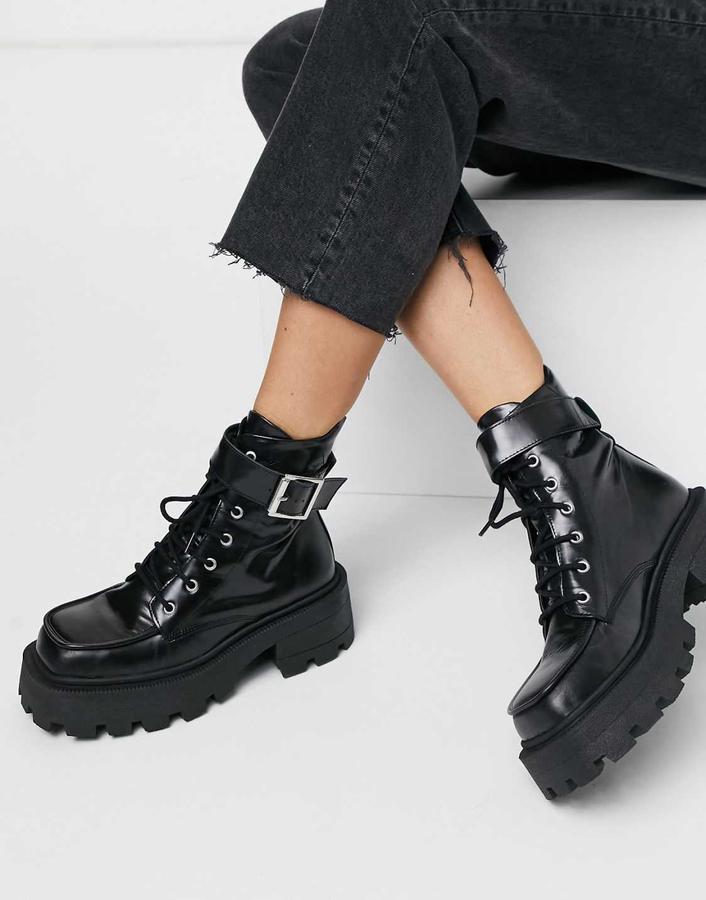 ASOS DESIGN - Acute - Bottines chunky 