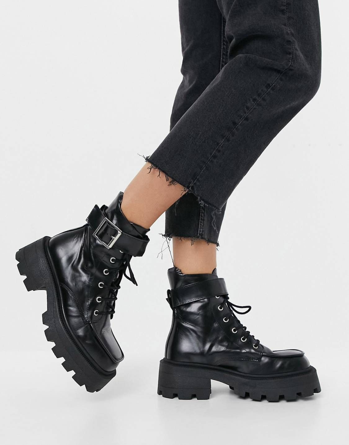 ASOS DESIGN - Acute - Bottines chunky ‏, photo 3