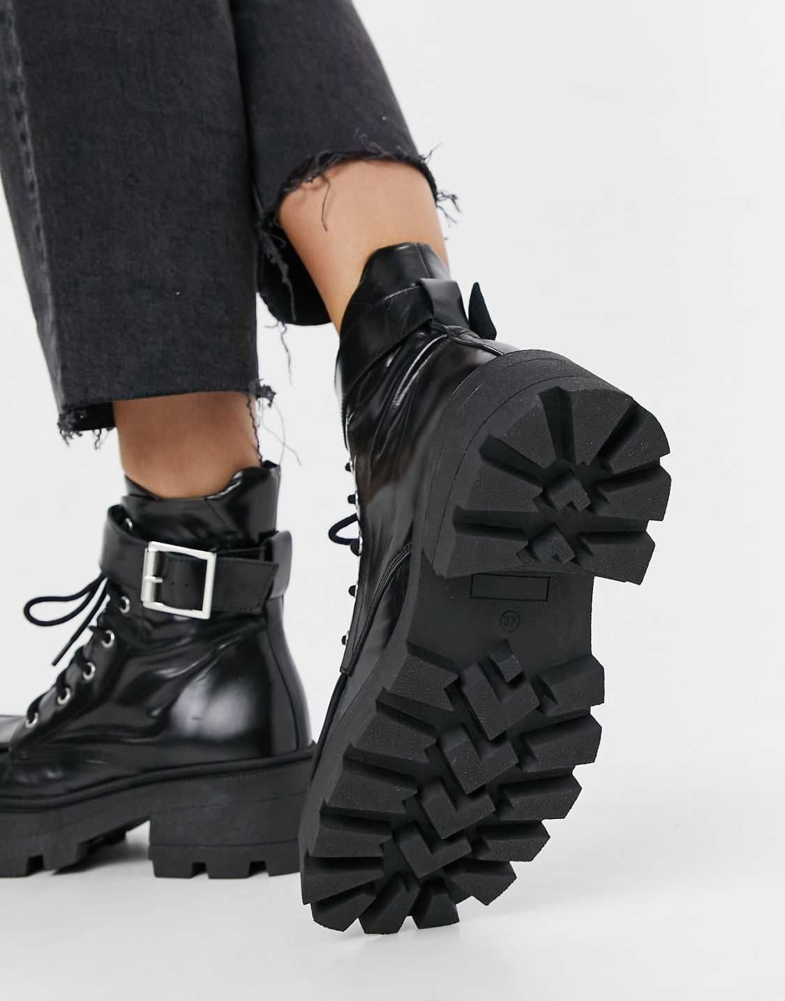 ASOS DESIGN - Acute - Bottines chunky ‏, photo 4